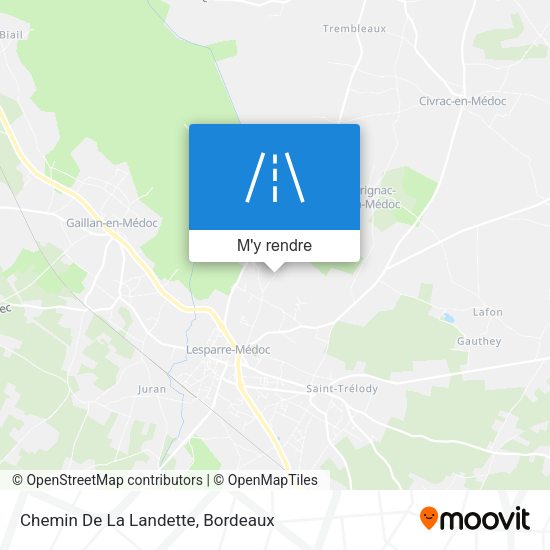 Chemin De La Landette plan