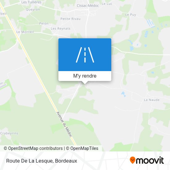 Route De La Lesque plan
