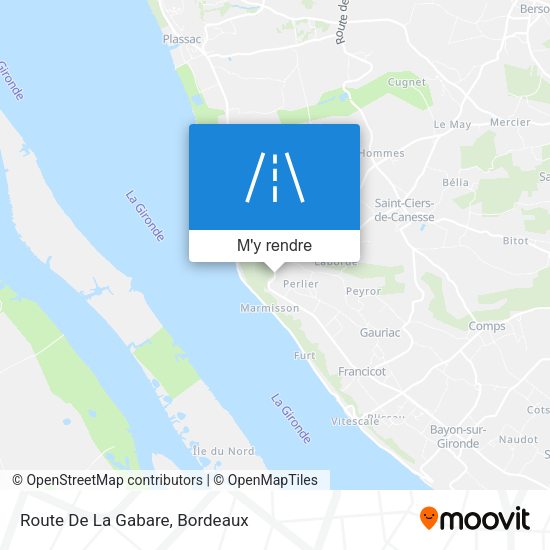 Route De La Gabare plan