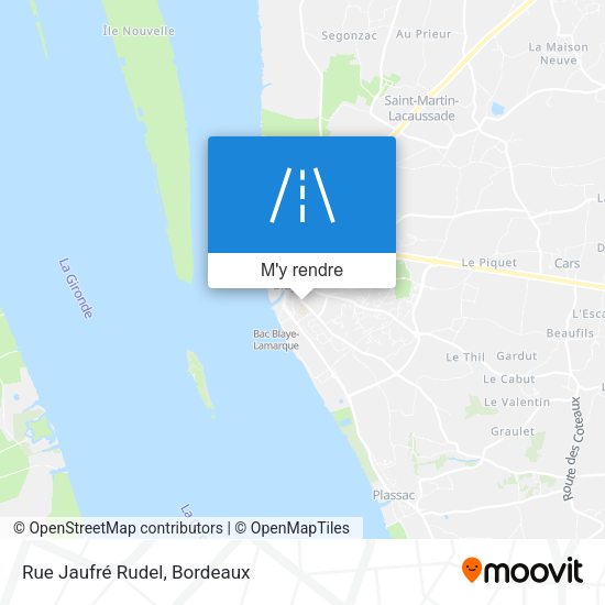 Rue Jaufré Rudel plan