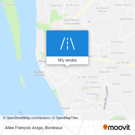 Allée François Arago plan
