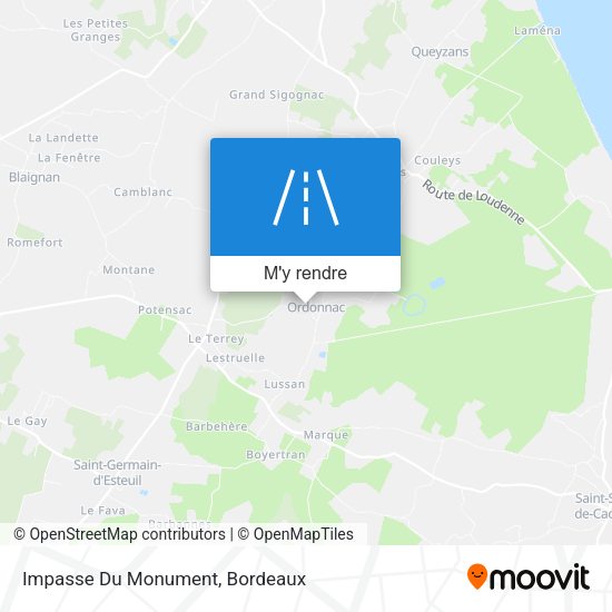 Impasse Du Monument plan