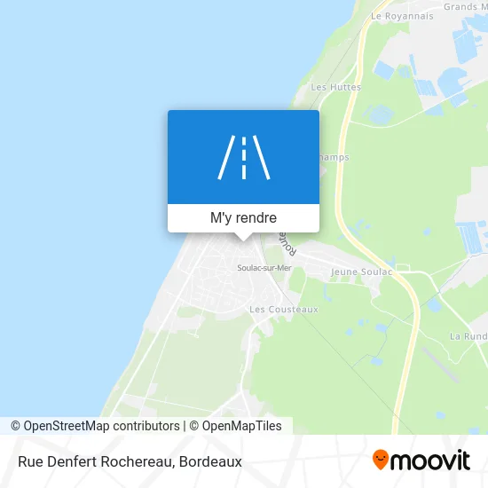 Rue Denfert Rochereau plan