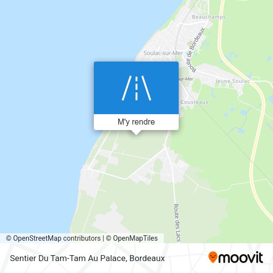 Sentier Du Tam-Tam Au Palace plan