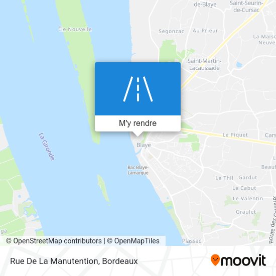 Rue De La Manutention plan