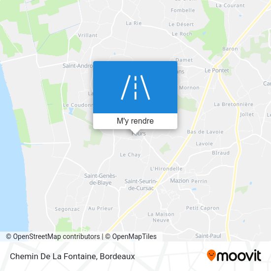 Chemin De La Fontaine plan