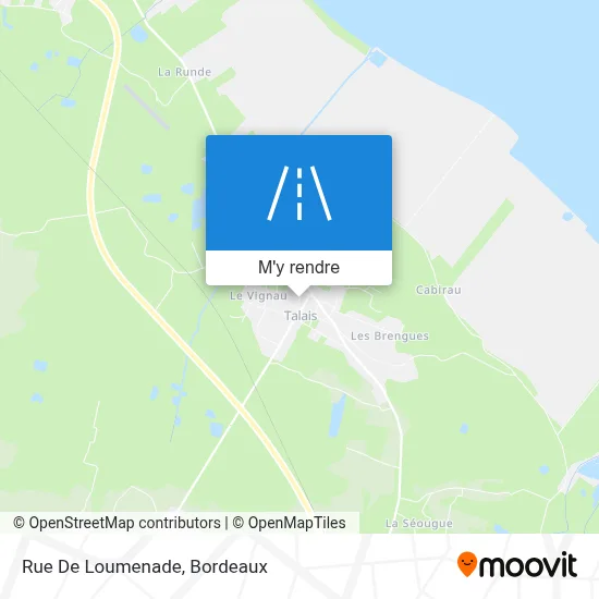 Rue De Loumenade plan