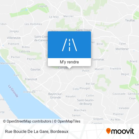 Rue Boucle De La Gare plan