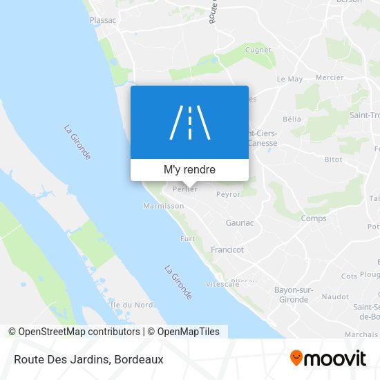 Route Des Jardins plan