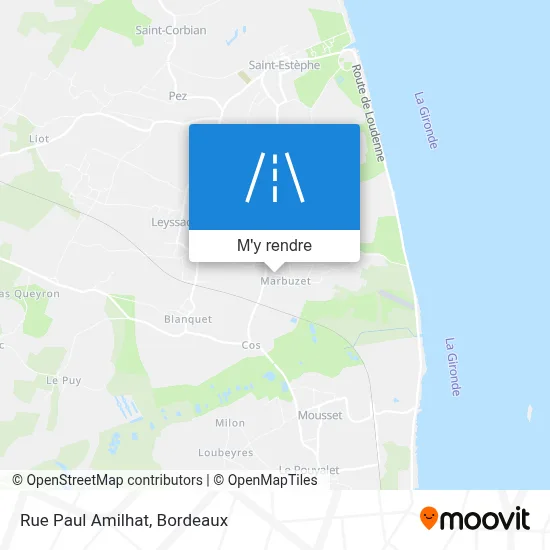 Rue Paul Amilhat plan