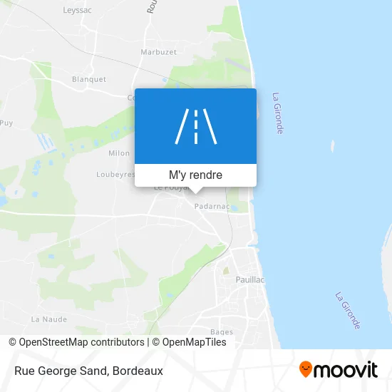 Rue George Sand plan