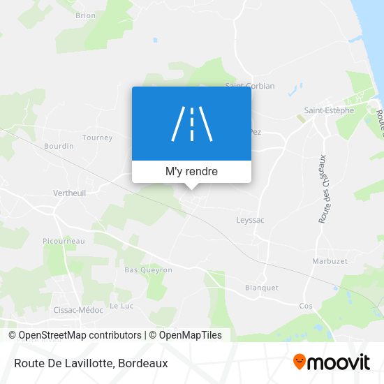 Route De Lavillotte plan