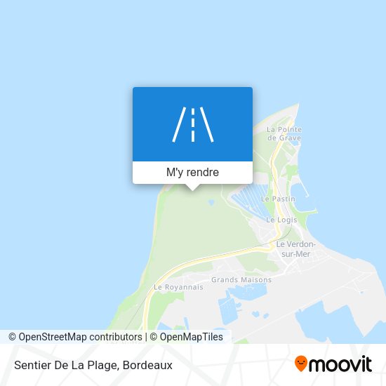 Sentier De La Plage plan