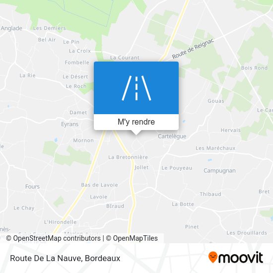 Route De La Nauve plan