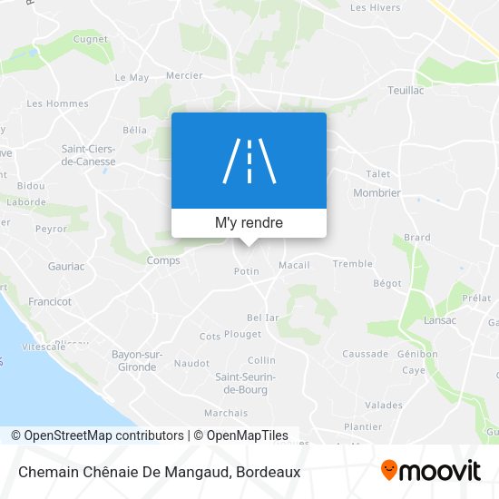 Chemain Chênaie De Mangaud plan