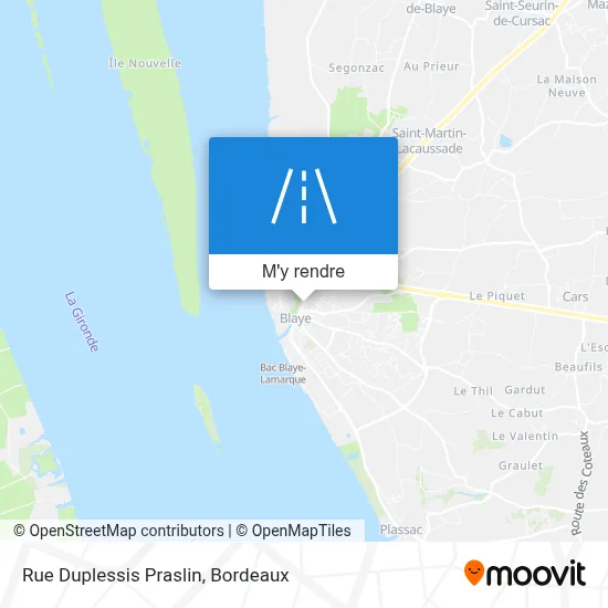 Rue Duplessis Praslin plan