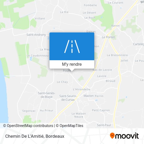 Chemin De L'Amitié plan