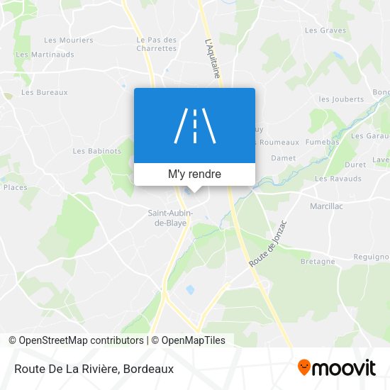 Route De La Rivière plan