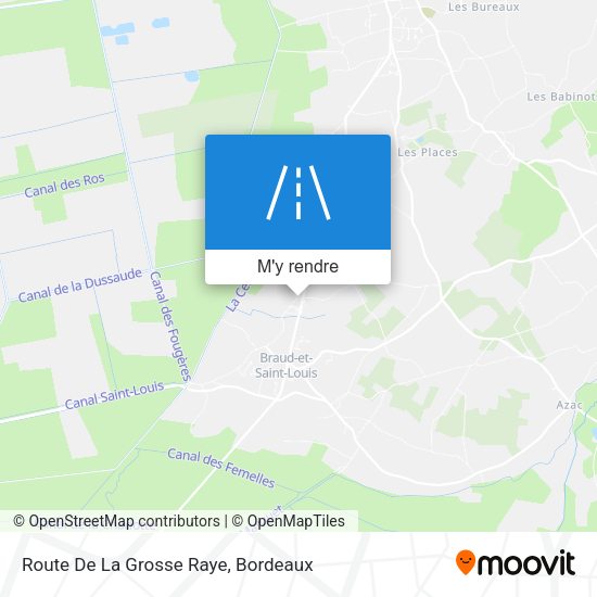 Route De La Grosse Raye plan