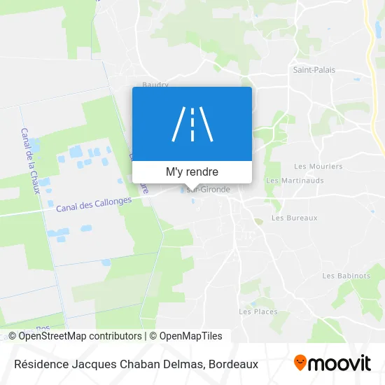 Résidence Jacques Chaban Delmas plan