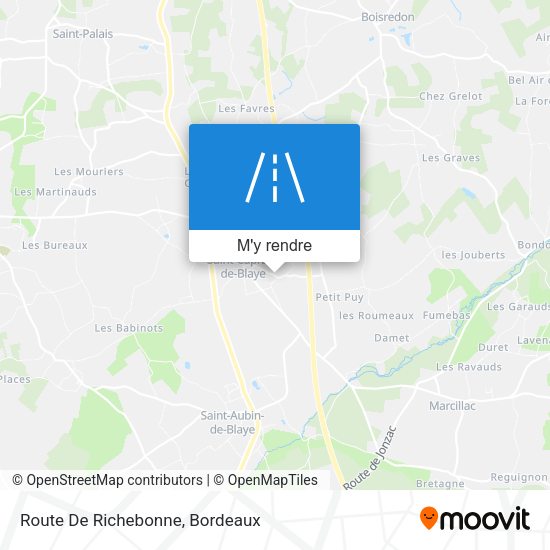 Route De Richebonne plan