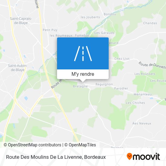 Route Des Moulins De La Livenne plan