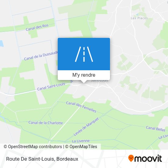 Route De Saint-Louis plan