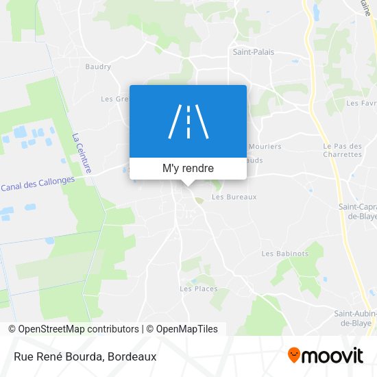 Rue René Bourda plan