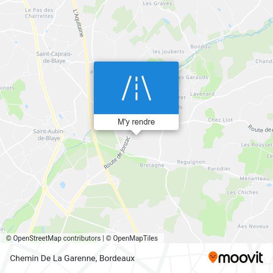 Chemin De La Garenne plan