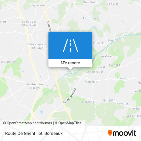 Route De Ghentillot plan