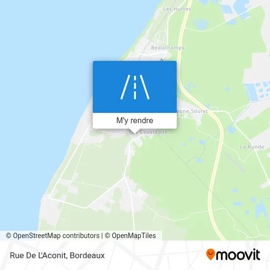 Rue De L'Aconit plan