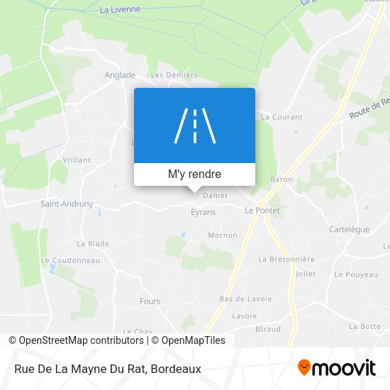 Rue De La Mayne Du Rat plan