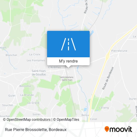 Rue Pierre Brossolette plan
