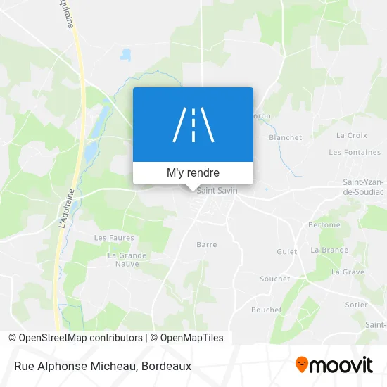 Rue Alphonse Micheau plan