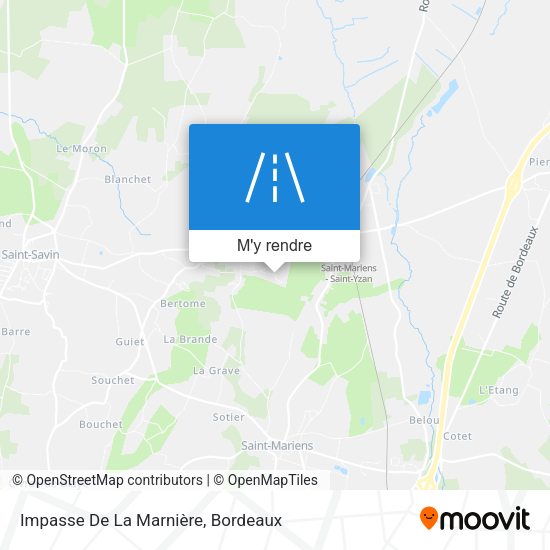 Impasse De La Marnière plan