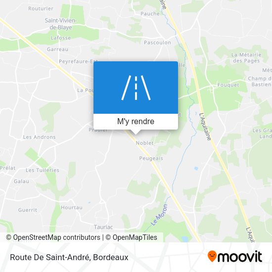 Route De Saint-André plan