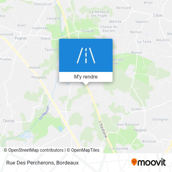 Rue Des Percherons plan
