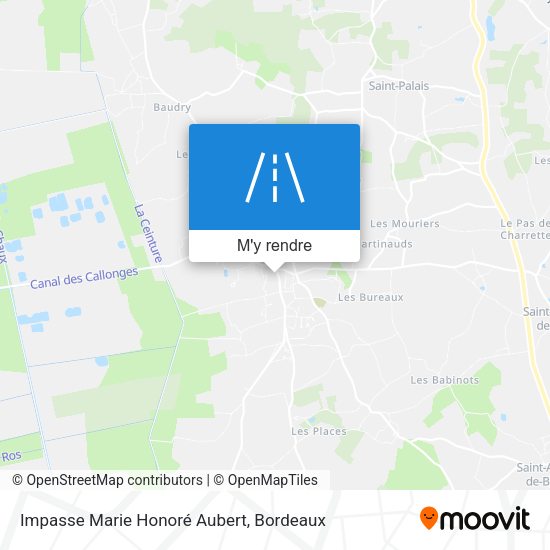 Impasse Marie Honoré Aubert plan