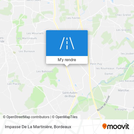 Impasse De La Martinière plan