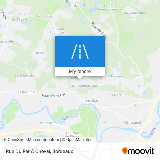 Rue Du Fer À Cheval plan