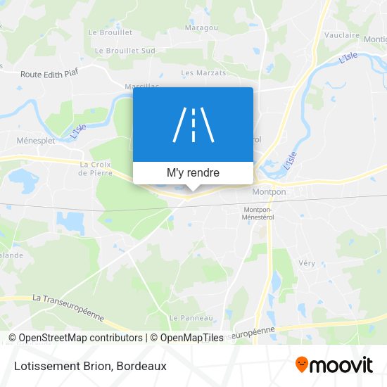 Lotissement Brion plan