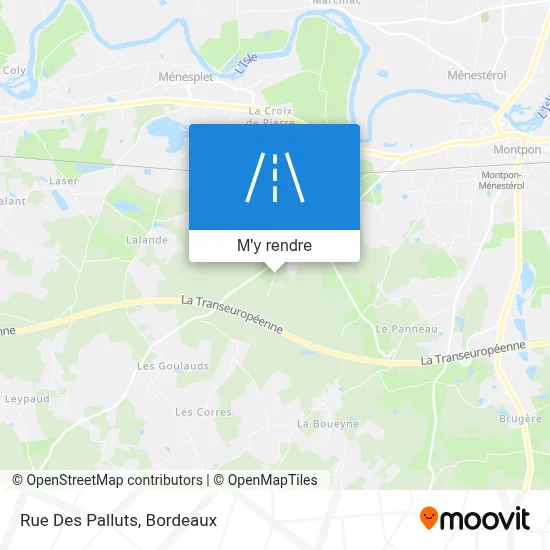 Rue Des Palluts plan