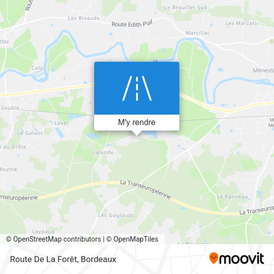 Route De La Forêt plan
