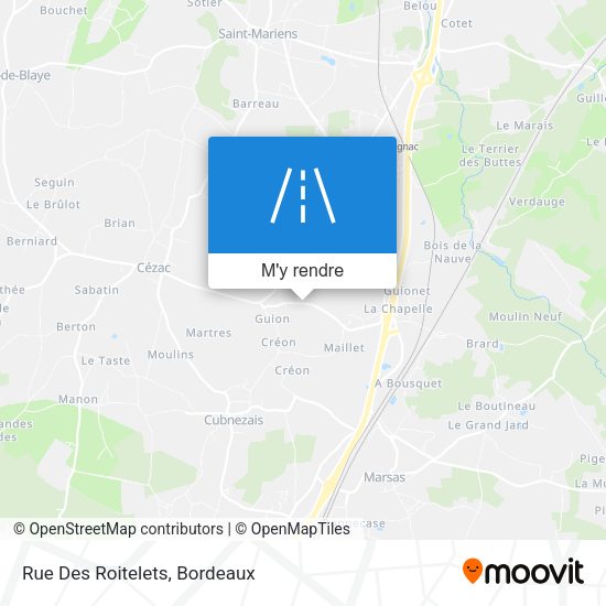Rue Des Roitelets plan