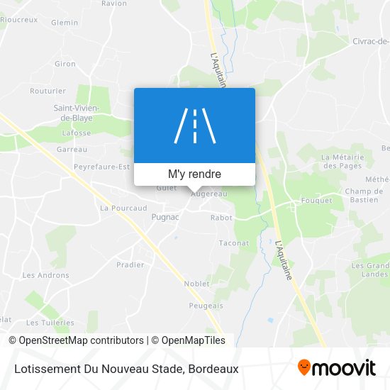 Lotissement Du Nouveau Stade plan
