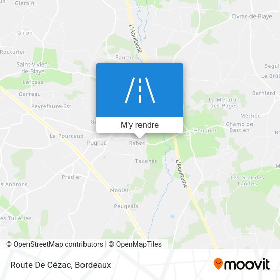 Route De Cézac plan