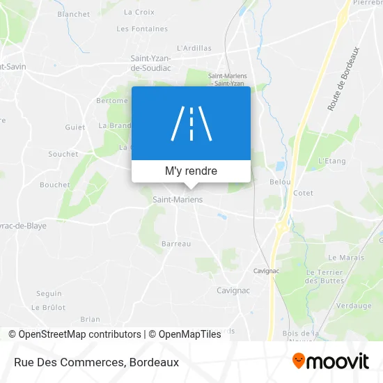 Rue Des Commerces plan