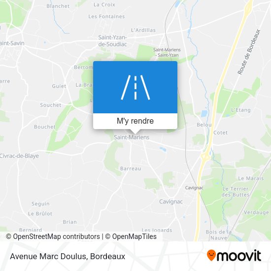 Avenue Marc Doulus plan