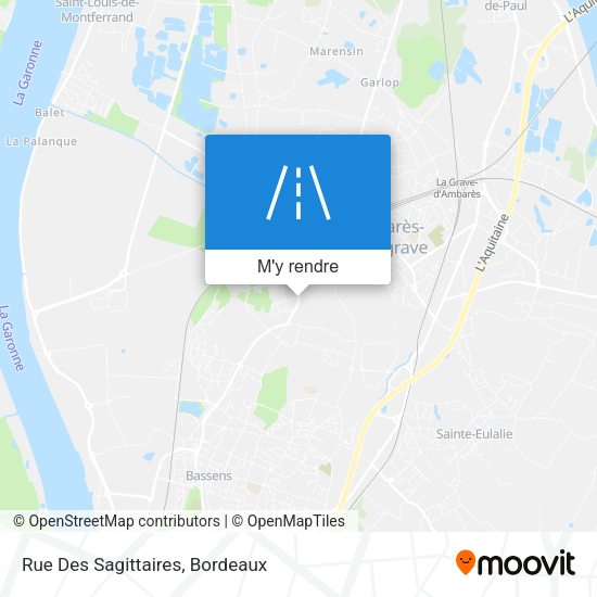 Rue Des Sagittaires plan