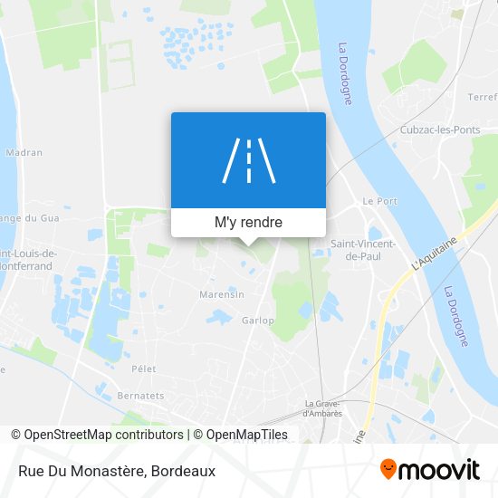 Rue Du Monastère plan